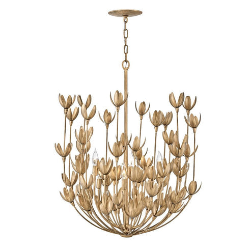 Flora 26 Inch 6 Light Chandelier