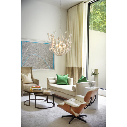 Flora 26 Inch 6 Light Chandelier