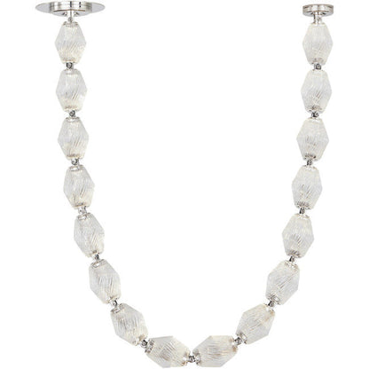 Luxury Crystal Beaded Long Chandelier for High Ceiling 12ft/10ft（customize）