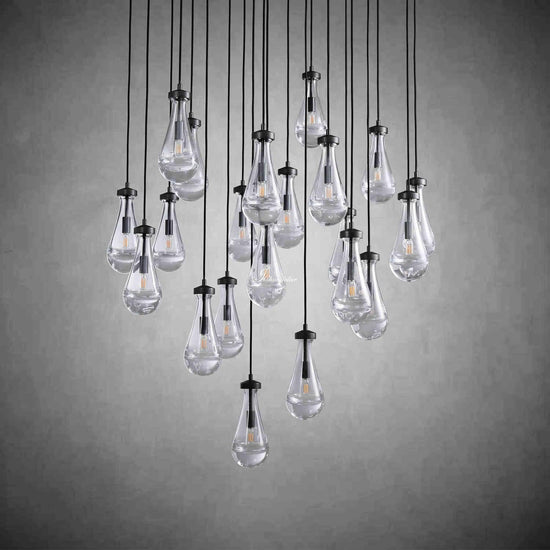 Soltaire Raindrops Round Chandelier