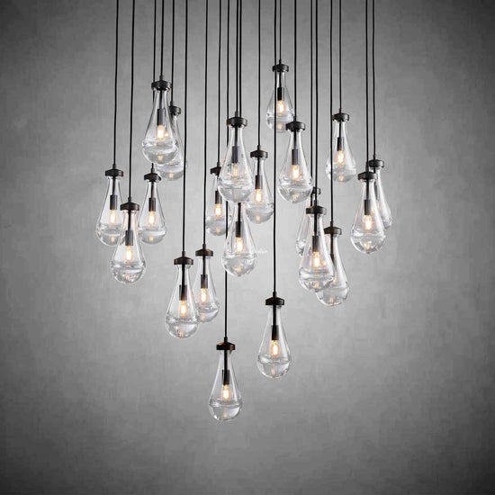 Soltaire Raindrops Round Chandelier