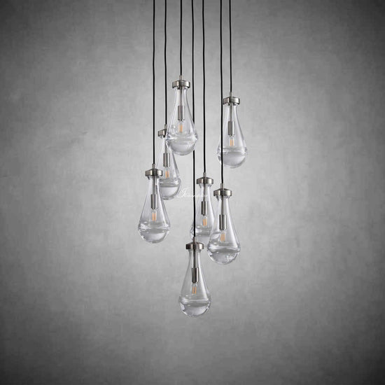 Soltaire Raindrops Round Chandelier