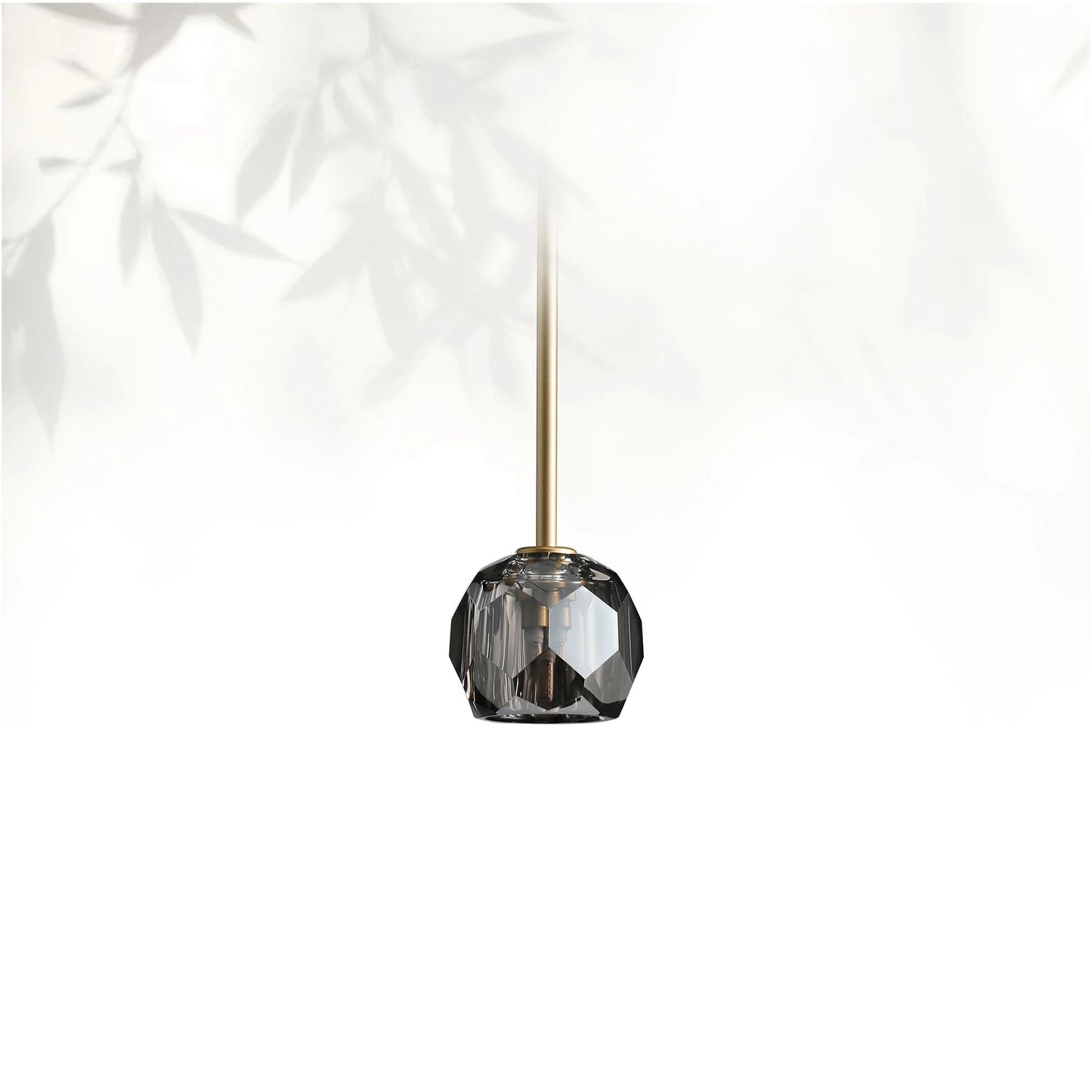 Boule Do Cristal Glass Pendant 5"D