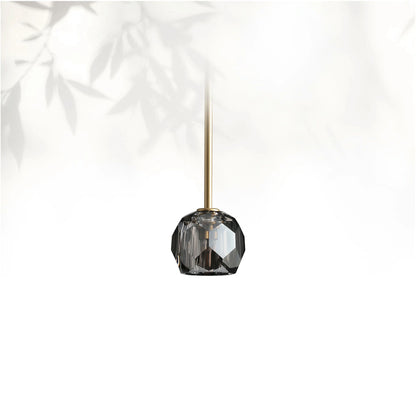 Boule Do Cristal Glass Pendant 5"D