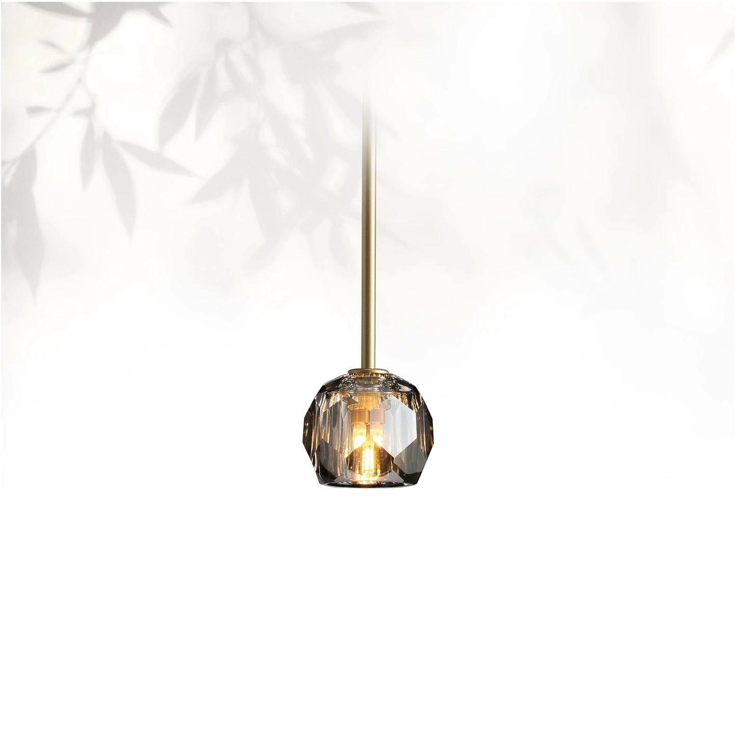 Boule Do Cristal Glass Pendant 5"D