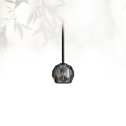 Boule Do Cristal Glass Pendant 5"D