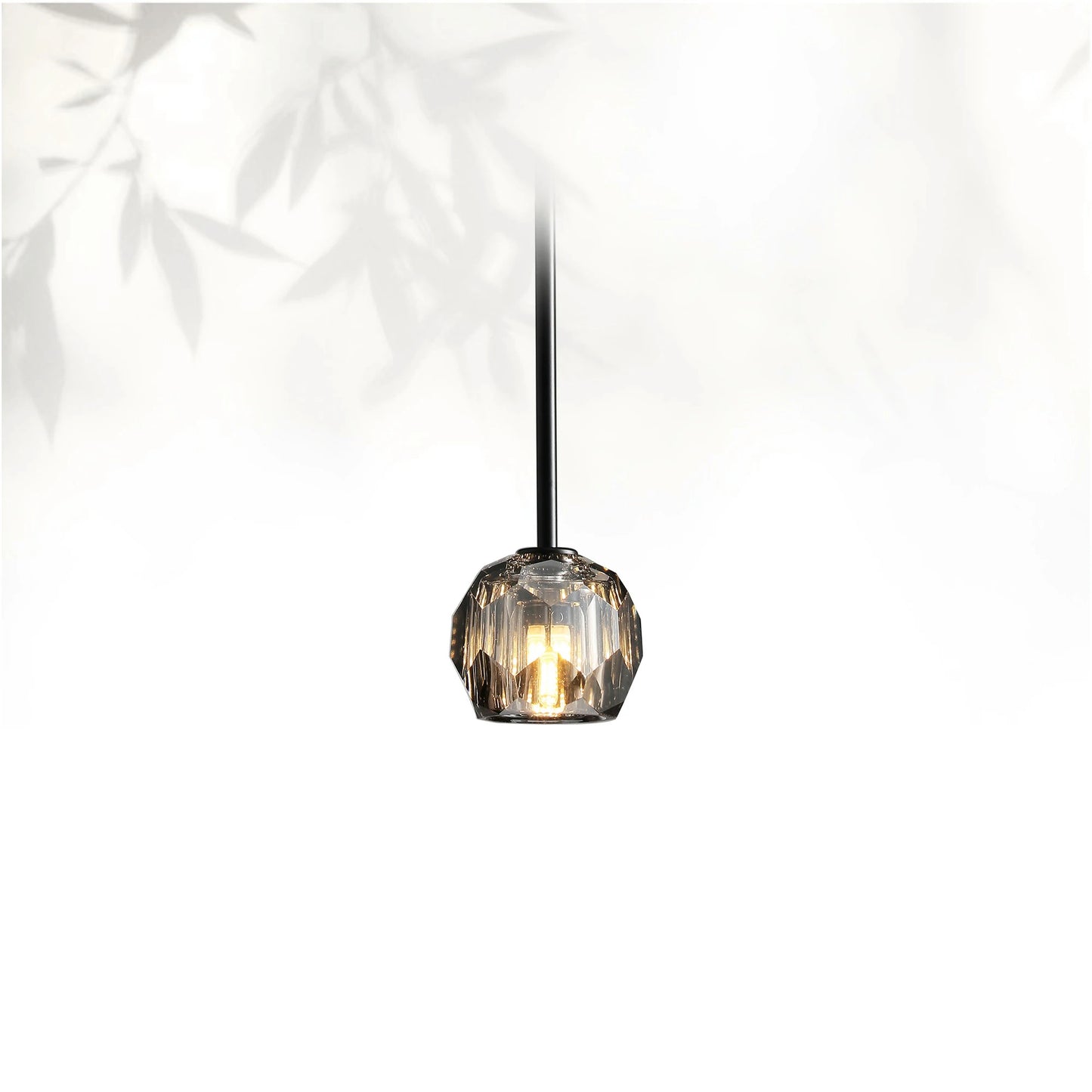 Boule Do Cristal Glass Pendant 5"D