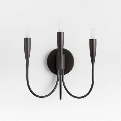 Liona Brass Candelabra Wall Sconce Light
