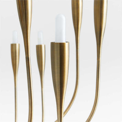 Liona Large Brass Candelabra Chandelier Light