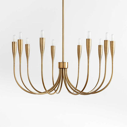 Liona Small Brass Chandelier Light