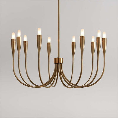 Liona Small Brass Chandelier Light