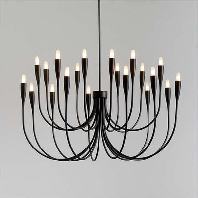 Liona Large Brass Candelabra Chandelier Light