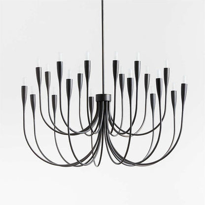 Liona Large Brass Candelabra Chandelier Light