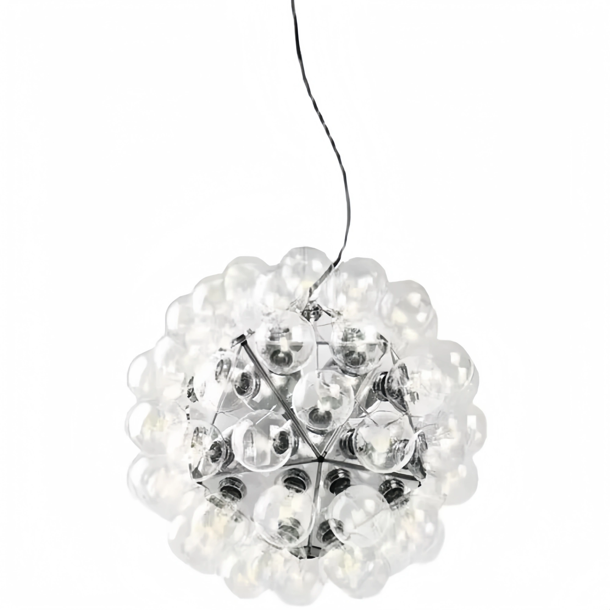 Italian Designer Creative Glass Ball Chandelier Scandinavian Dandelion Hallway/Entryway/Staircase Light Fixture