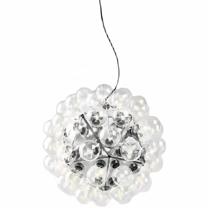 Italian Designer Creative Glass Ball Chandelier Scandinavian Dandelion Hallway/Entryway/Staircase Light Fixture