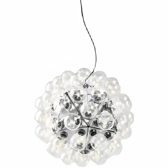 Italian Designer Creative Glass Ball Chandelier Scandinavian Dandelion Hallway/Entryway/Staircase Light Fixture