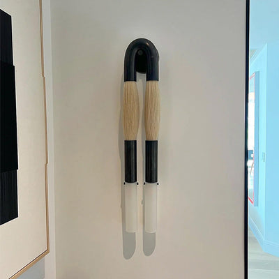 Double Head Antonia Horsehair Sconce