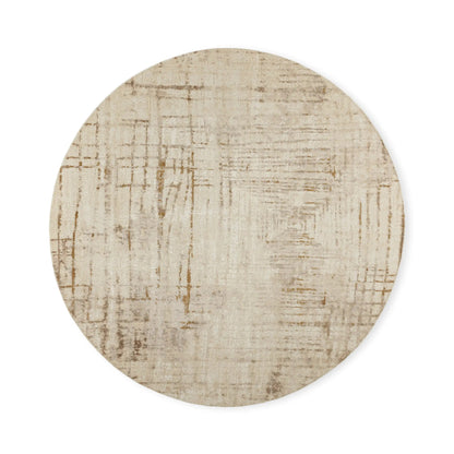 Leos Hand-Knotted Round Rug