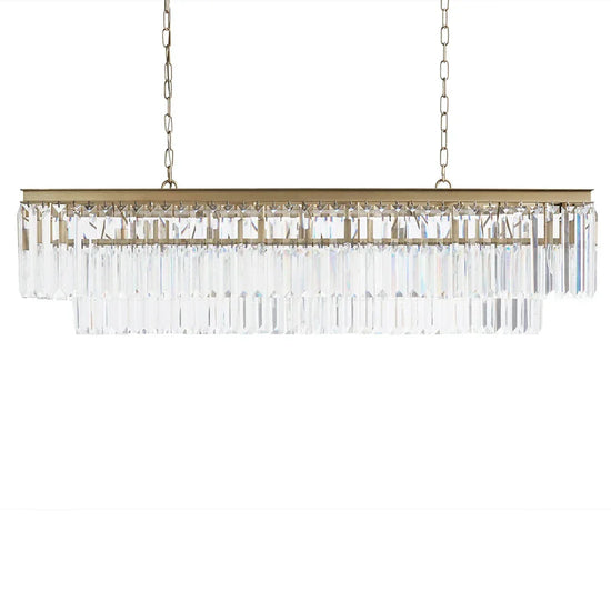 Leyland Tiered Rectangular Chandelier
