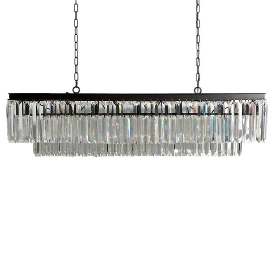Leyland Tiered Rectangular Chandelier