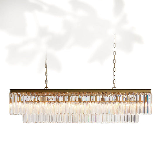 Leyland Tiered Rectangular Chandelier
