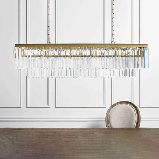 Leyland Tiered Rectangular Chandelier