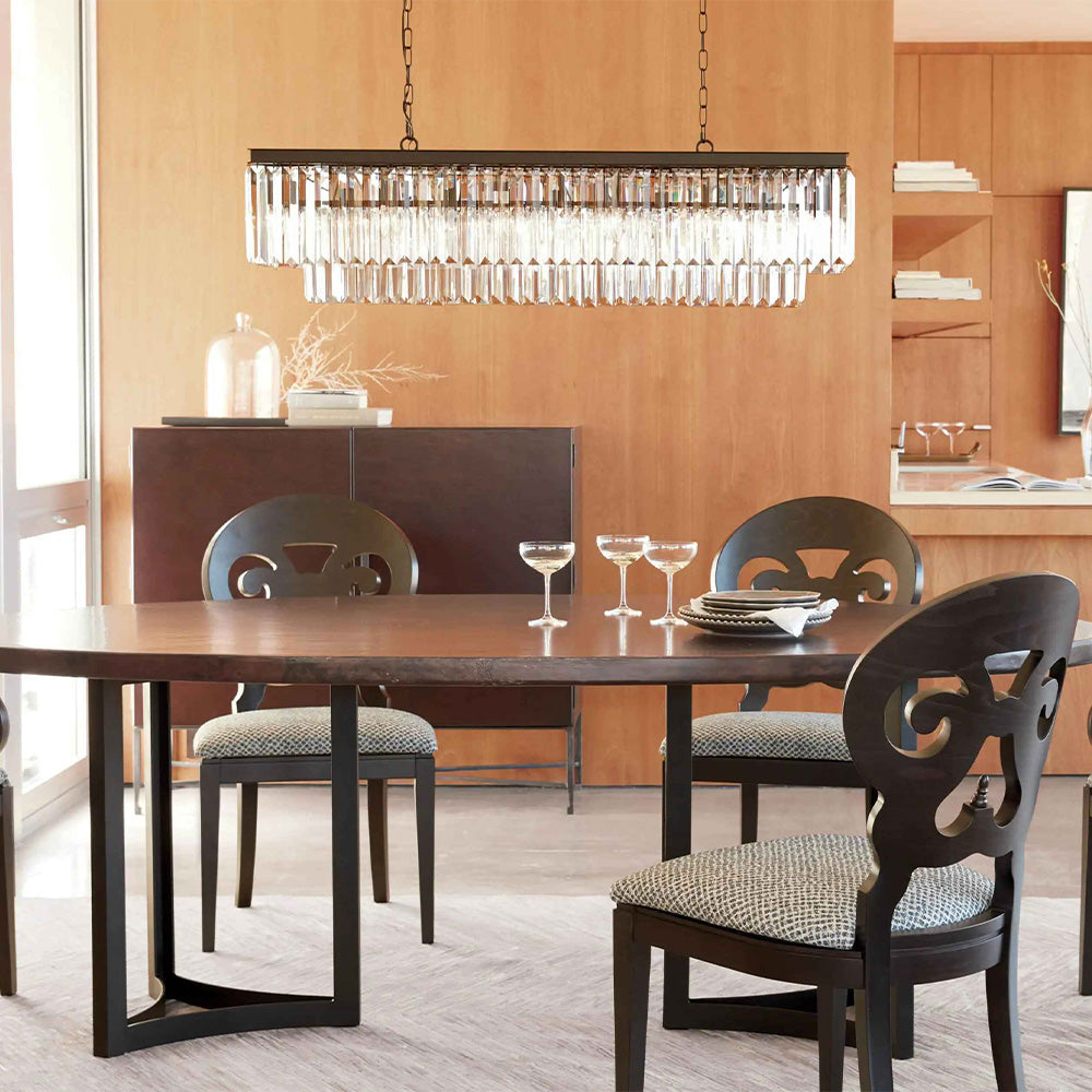 Leyland Tiered Rectangular Chandelier