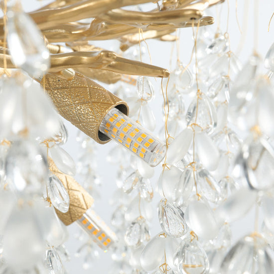 Michelli Modern Crystal Tree Branch Chandelier for Living Room