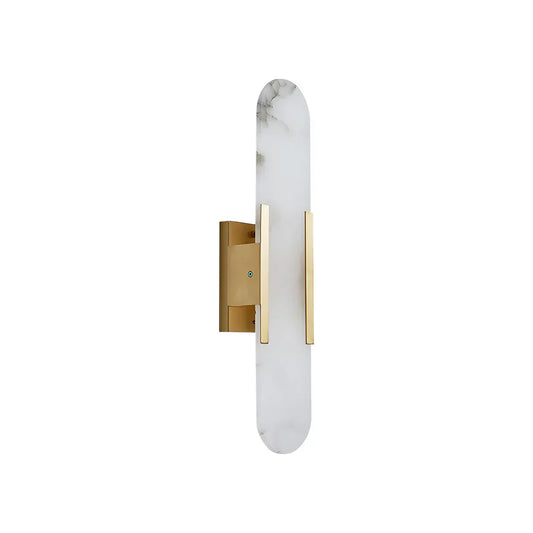 Modern Belange Elongated Alabaster Wall Lamp