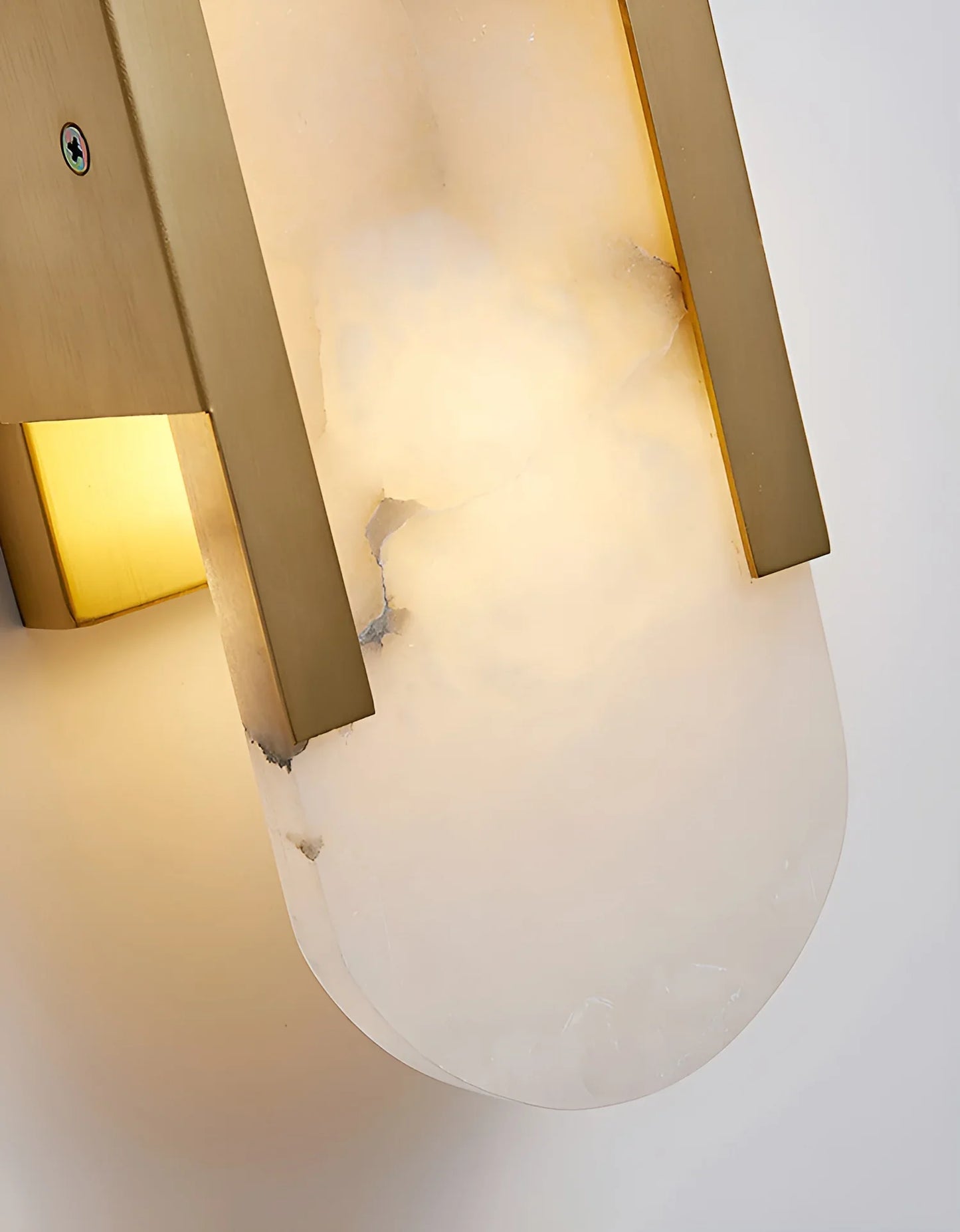 Modern Belange Elongated Alabaster Wall Lamp