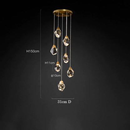 Nicole Crystal Multi-Lights Pendant