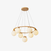 Nuura Miira Wood Chandelier