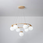 Nuura Miira Wood Chandelier