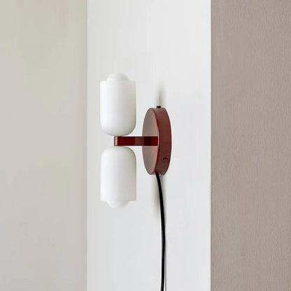 Glass Up Down Wall Sconce
