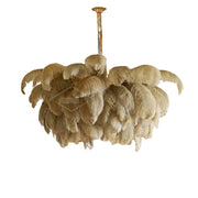 Ostrich Feather Chandelier