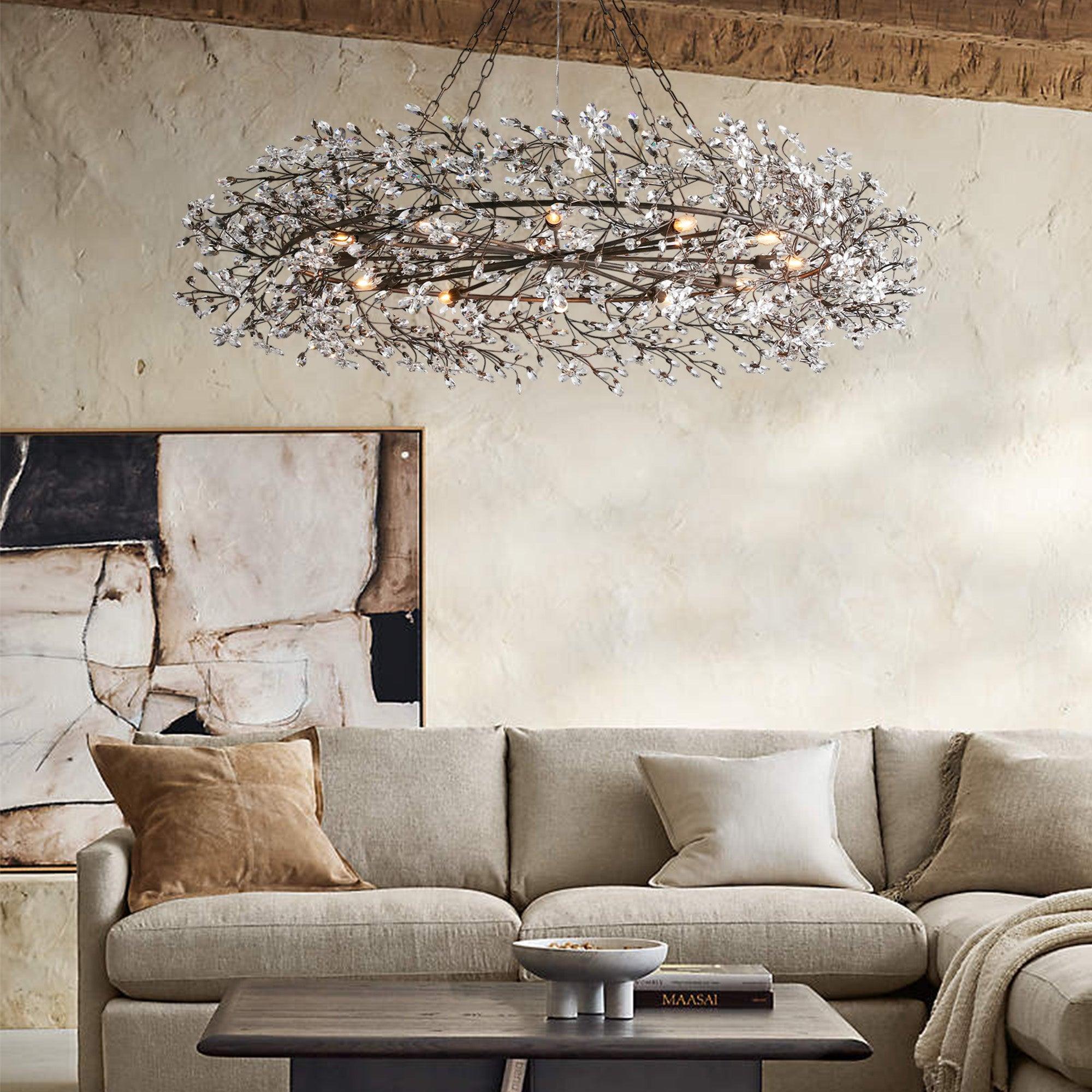 Fiore Crown Chandelier