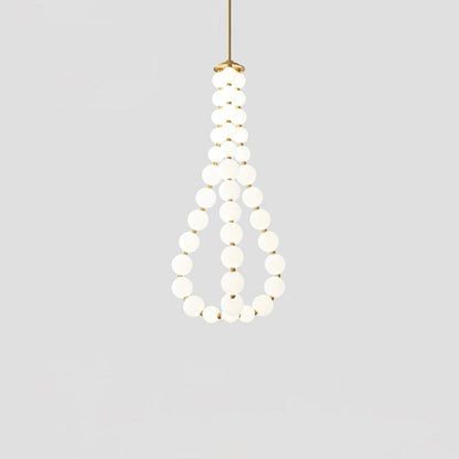 Acrylic Pearl Necklace Chandelier