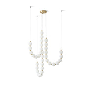 Acrylic Pearl Necklace Chandelier