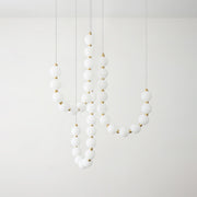 Acrylic Pearl Necklace Chandelier