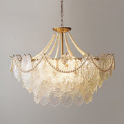 Pearls Glass Chandelier