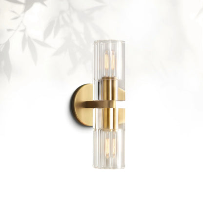 Arcachen Crystal Double Lights Wall Sconce