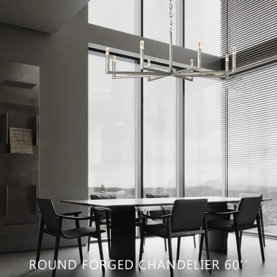 Thalen Forged Round Chandelier