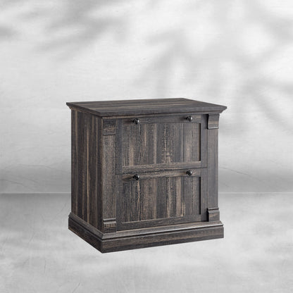 Farmhouse 2-Drawer Lateral Filing Cabinet with Hanging File Folders