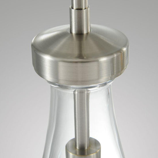 Soltaire Raindrop Round Chandelier 3-Light 8"
