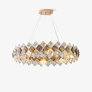 Scale Crystal Round Chandelier