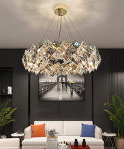 Scale Crystal Round Chandelier