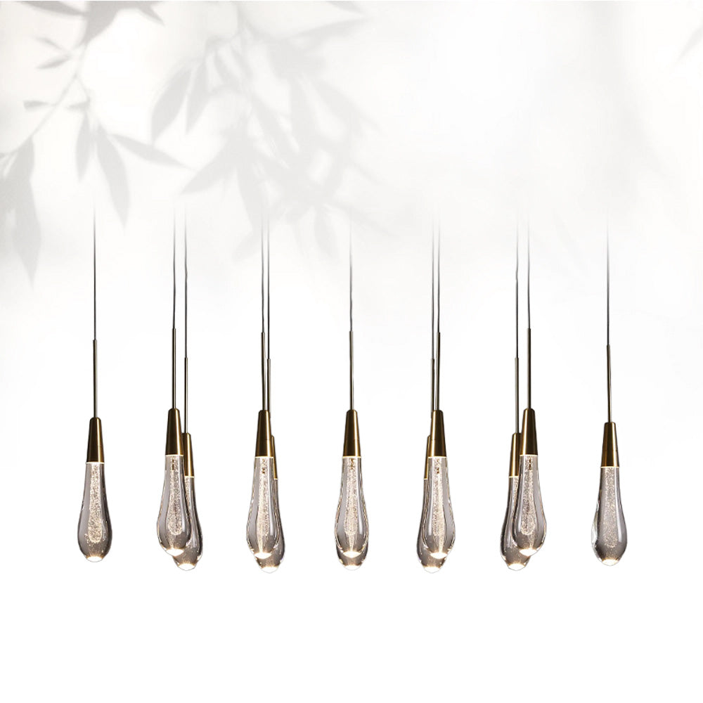 Soltaire 37" Linear Chandelier