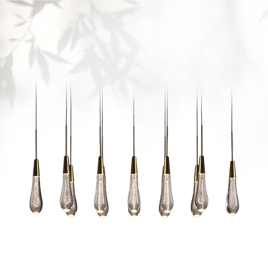 Soltaire 37" Linear Chandelier