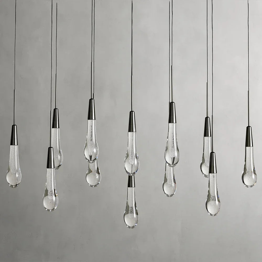 Soltaire 37" Linear Chandelier
