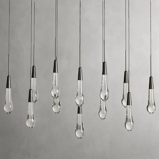 Soltaire 37" Linear Chandelier